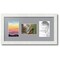 ArtToFrames Collage Photo Picture Frame with 3 - 4x6 inch Openings, Framed in White with Over 62 Mat Color Options and Regular Glass (CSM-3966-113)